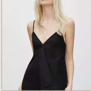 NWT - Aritzia Babaton Jace Blouse Black Top